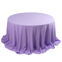 Lavender Lilac Seamless Premium Polyester Round Tablecloth 220GSM for 6 Foot Table With Floor-L