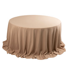 Nude Seamless Premium Polyester Round Tablecloth 220GSM for 6 Foot Table With Floor-Length Drop