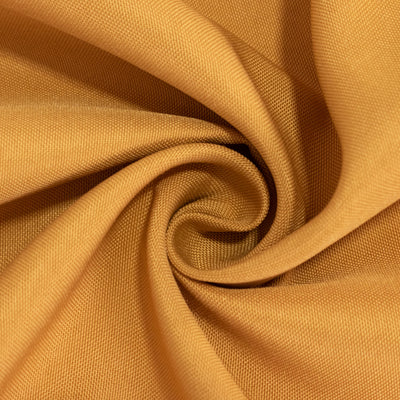 Premium Polyester Square Tablecloth 54"x54" Gold - 220GSM Wrinkle-Resistant & Durable Table Cover for Weddings and Parties