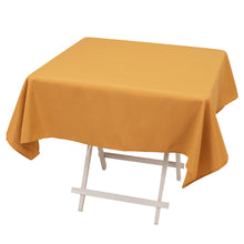 Gold Seamless Premium Polyester Square Tablecloth 220GSM