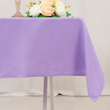 Lavender Lilac Seamless Premium Polyester Square Tablecloth 220GSM