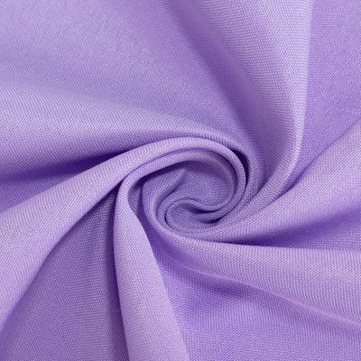 Premium Polyester Square Tablecloth 54"x54" Lavender Lilac - 220GSM Wrinkle-Resistant Table Cover
