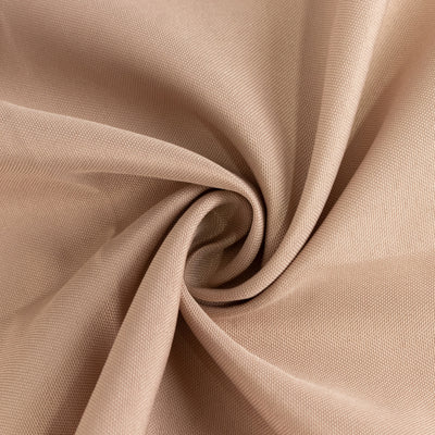 Premium Polyester Square Table Overlay 54"x54" Nude - 220GSM Wrinkle-Resistant Table Topper