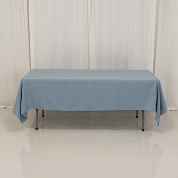 <h3 style="margin-left:0px;"><strong>Premium Dusty Blue Polyester Rectangular Tablecloth</strong>