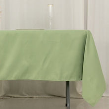 Sage Green Seamless Premium Polyester Rectangular Tablecloth 220GSM 60x102inch