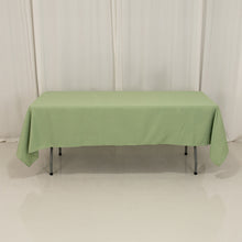 Sage Green Seamless Premium Polyester Rectangular Tablecloth 220GSM 60x102inch