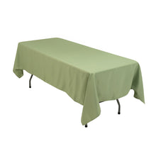 Sage Green Seamless Premium Polyester Rectangular Tablecloth 220GSM 60x102inch