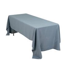 Dusty Blue Seamless Premium Polyester Rectangular Tablecloth 220GSM