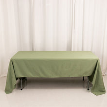 Dusty Sage Green Seamless Premium Polyester Rectangular Tablecloth 220GSM 60x126inch