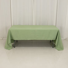 Sage Green Seamless Premium Polyester Rectangular Tablecloth 220GSM