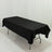 Black Polyester Rectangle Tablecloth 60×84inch Wrinkle-Resistant, Durable Party / Event Table Cover