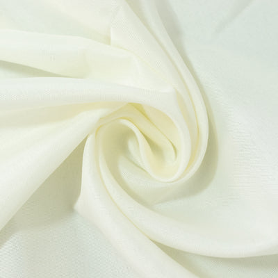 Ivory Polyester Rectangle Tablecloth 60"×84" – Wrinkle-Resistant, Durable Party / Event Table Cover