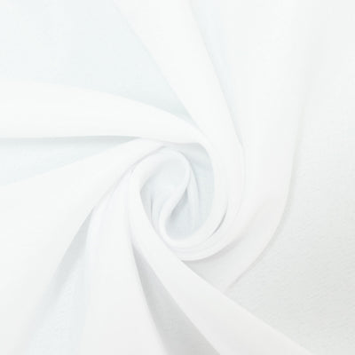 White Polyester Rectangle Tablecloth 60"×84" – Wrinkle-Resistant, Durable Party / Event Table Cover