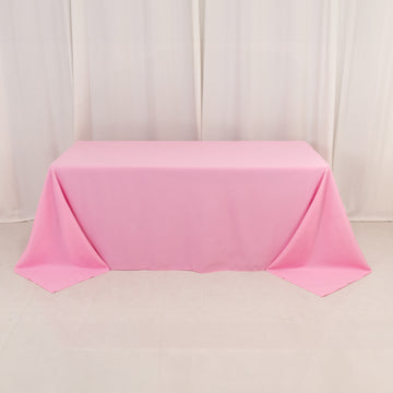 <h3 style="margin-left:0px;"><strong>Seamless Pink Premium Polyester Rectangular Tablecloth</strong>