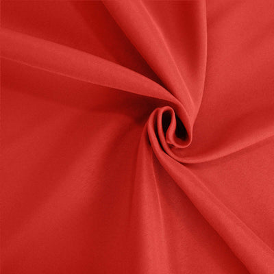 Premium Polyester Rectangle Tablecloth 90"x132" Red - Seamless 220GSM Wrinkle-Resistant & Durable Fabric