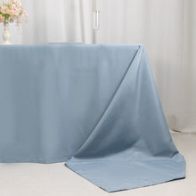 Dusty Blue Seamless Premium Polyester Rectangular Tablecloth 220GSM for 8 Foot Table