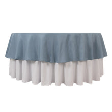 Dusty Blue Seamless Premium Polyester Round Tablecloth 220GSM