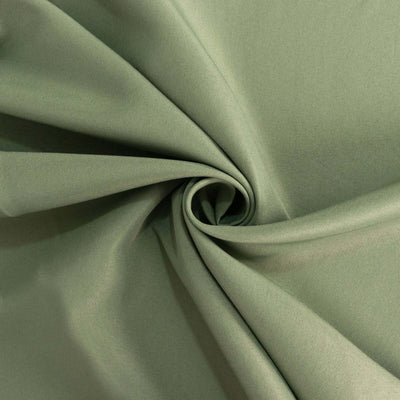 Premium Polyester Round Tablecloth 90" Dusty Sage Green - 220GSM Wrinkle-Resistant & Durable Table Cover