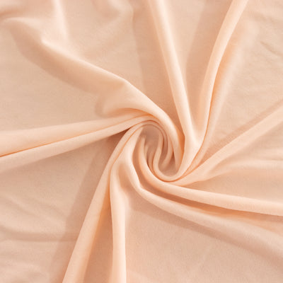 Spandex Cocktail Table Cover 36" Round Blush High Top Tables - Easy to Maintain Stretch Fitted Highboy Tablecloth