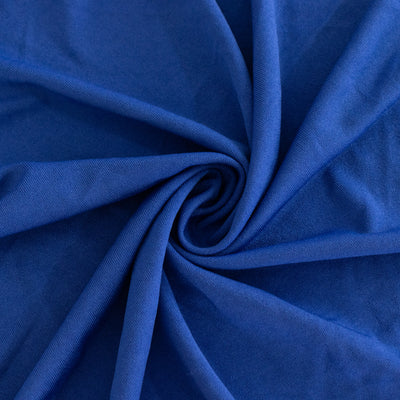 Spandex Cocktail Table Cover 36" Round  Royal Blue High Top Tables - Easy to Maintain Stretch Fitted Highboy Tablecloth