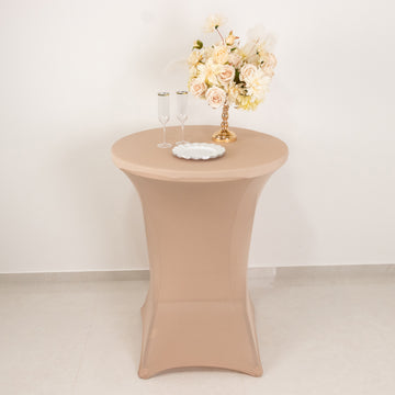 <h3 style="margin-left:0px;"><strong>Effortless Elegance with Nude Spandex Table Cover</strong>