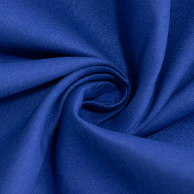 Cotton Blend Round Tablecloth 120" Royal Blue - Wrinkle-Resistant Finish Seamless Table Cover