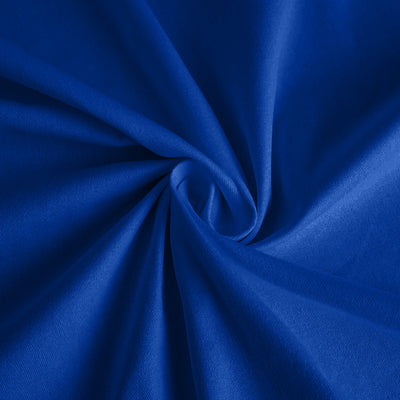 Cotton Blend Rectangle Tablecloth 60"x102" Royal Blue Wrinkle-Resistant Fabric - Stylish Table Cover