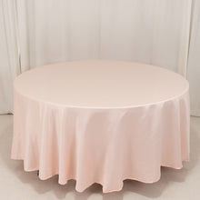 Blush Seamless Lamour Satin Round Tablecloth - 108inch