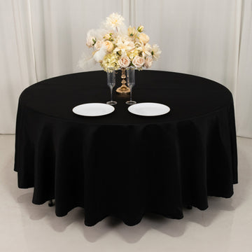 <h3 style="margin-left:0px;"><strong>Versatile Black</strong> <strong>Tablecloth for a Range of Event Themes</strong>