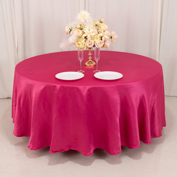 <h3 style="margin-left:0px;"><strong>Versatile Fuchsia</strong> <strong>Tablecloth for a Range of Event Themes</strong>