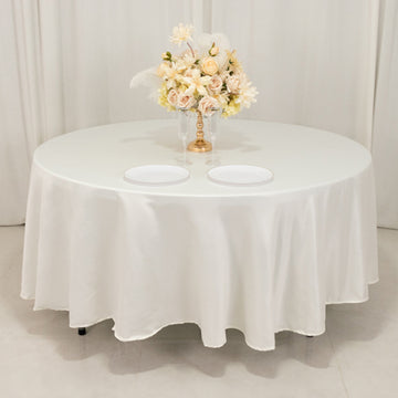 <h3 style="margin-left:0px;"><strong>Versatile Ivory</strong> <strong>Tablecloth for a Range of Event Themes</strong>