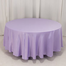 Lavender Lilac Seamless Lamour Satin Round Tablecloth - 108inch