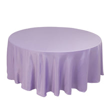 Lavender Lilac Seamless Lamour Satin Round Tablecloth - 108inch