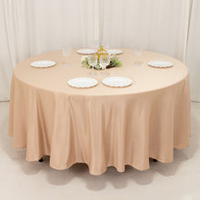 Nude Seamless Lamour Satin Round Tablecloth - 108inch