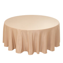 Nude Seamless Lamour Satin Round Tablecloth - 108inch