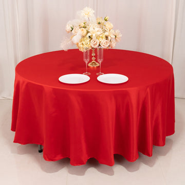 <h3 style="margin-left:0px;"><strong>Versatile Red</strong> <strong>Tablecloth for a Range of Event Themes</strong>