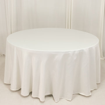 <h3 style="margin-left:0px;"><strong>Timeless Elegance with Ivory Seamless Lamour Satin Round Tablecloth</strong>