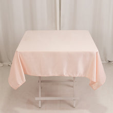 Blush Seamless Lamour Satin Square Tablecloth - 54inch