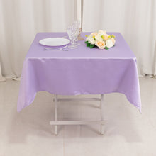 Lavender Lilac Seamless Lamour Satin Square Tablecloth - 54inch