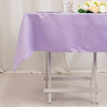 Lavender Lilac Seamless Lamour Satin Square Tablecloth - 54inch