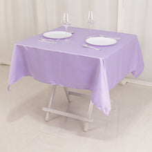 Lavender Lilac Seamless Lamour Satin Square Tablecloth - 54inch