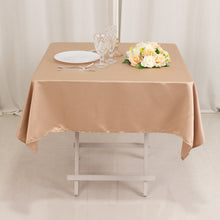 Nude Seamless Lamour Satin Square Tablecloth - 54inch