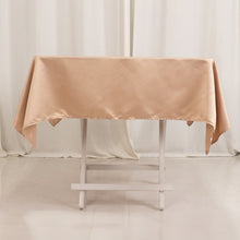 Nude Seamless Lamour Satin Square Tablecloth - 54inch