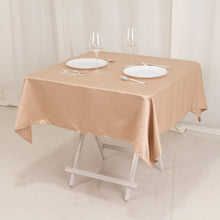 Nude Seamless Lamour Satin Square Tablecloth - 54inch