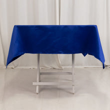 Royal Blue Seamless Lamour Satin Square Tablecloth - 54inch