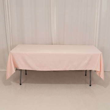 <h3 style="margin-left:0px;"><strong>Elegant Blush</strong> <strong>Seamless Lamour Satin Rectangle Tablecloth</strong>