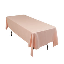 Blush Seamless Lamour Satin Rectangle Tablecloth - 60x102inch