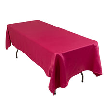 Fuchsia Seamless Lamour Satin Rectangle Tablecloth - 60x102inch