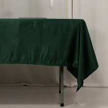 Hunter Emerald Green Seamless Lamour Satin Rectangle Tablecloth - 60x102inch