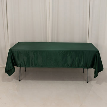 <h3
style="margin-left:0px;"><strong>Elegant Hunter Emerald
Green</strong> <strong>Seamless Lamour Satin Rectangle
Tablecloth</strong>